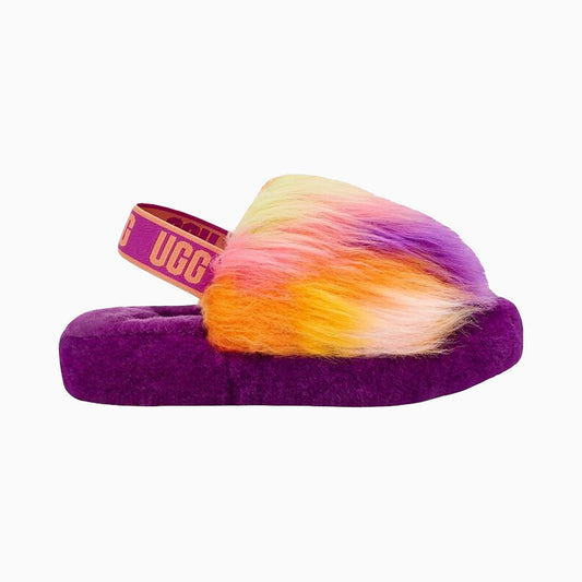 Kid's Fluff Yeah Tie Dye Slide
