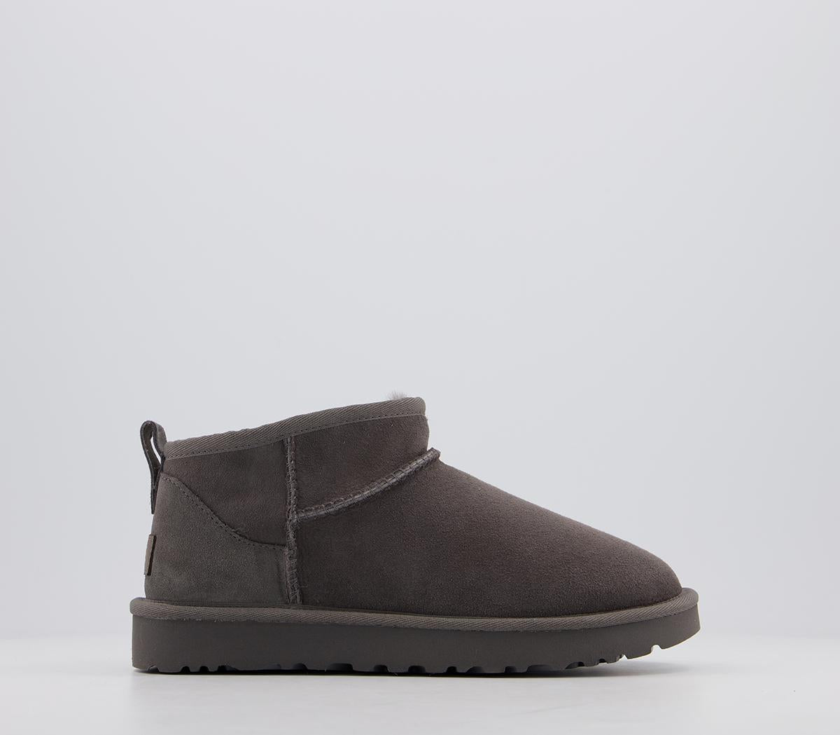 Womens UGG Classic Ultra Mini Boots Grey