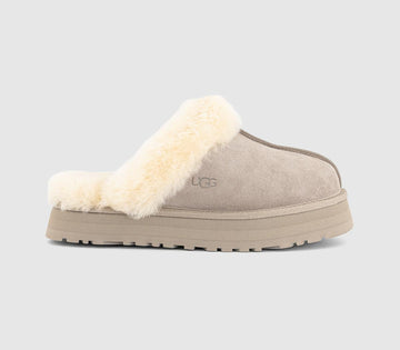 Womens UGG Disquette Slippers Putty