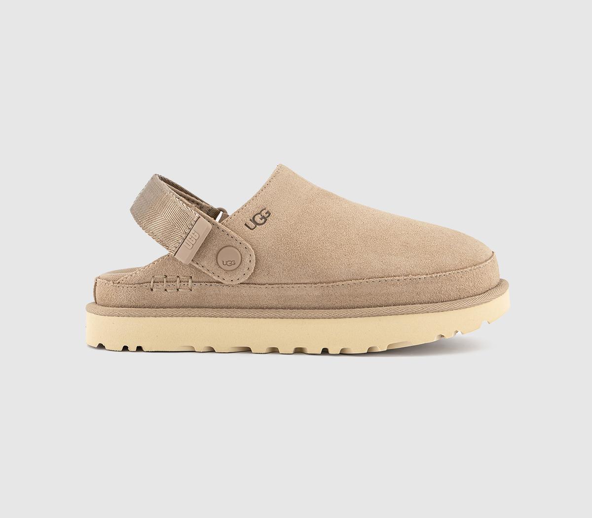 Womens UGG Goldenstar Clogs Sand