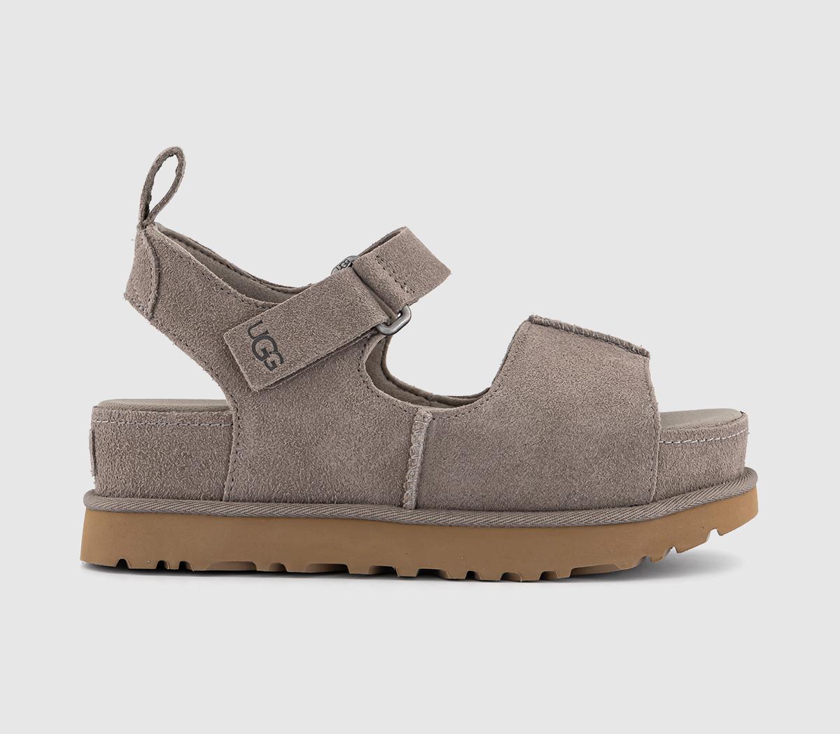 Womens UGG Goldenstar Hi Sandals Smoke Plume