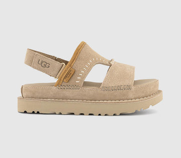 Womens UGG Goldenstar Regenerate Sandals Sand