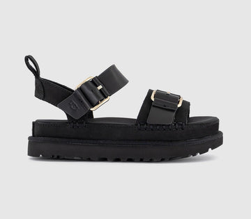 Womens UGG Goldenstar Villa Sandals Black
